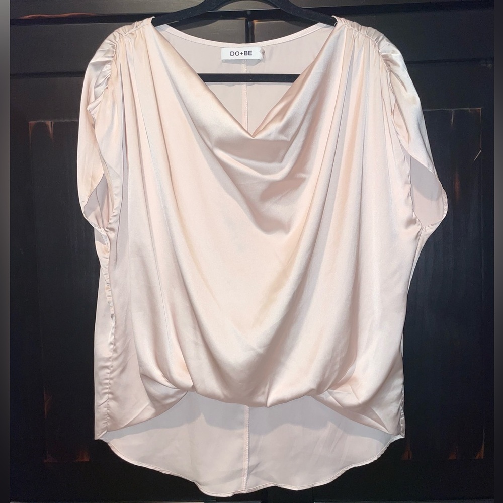 DO+BE Champagne Blouse Size S